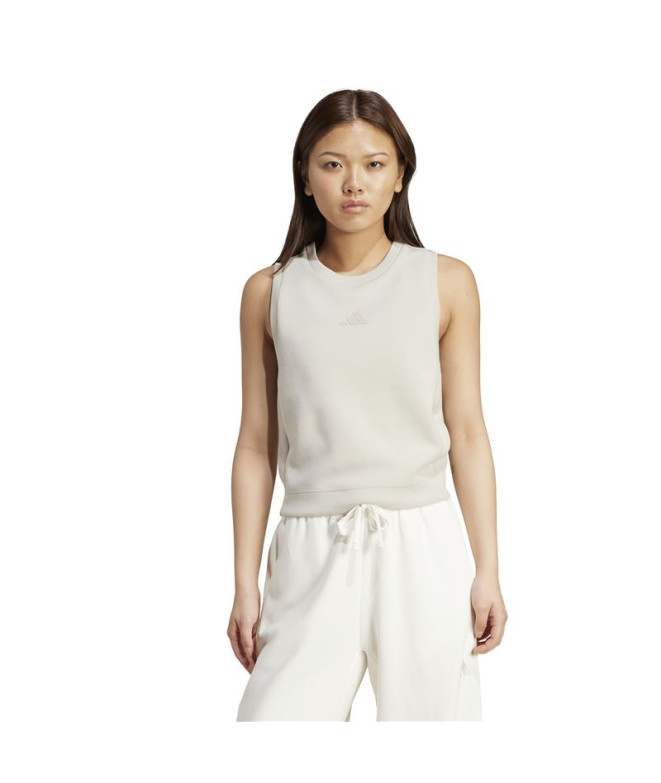 Camiseta Alças adidas All Szn SL Tk Mulher Cinza