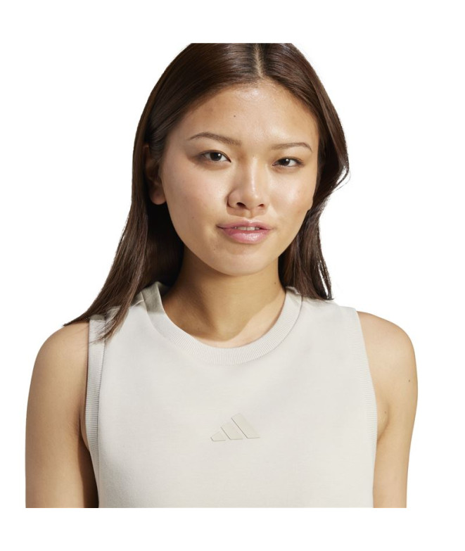 T-shirt Bretelles adidas All Szn SL Tk Femme Gris