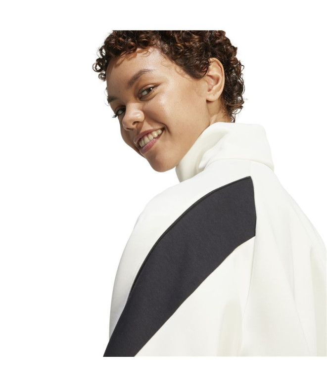 Sudadera adidas Stadium Tt Mujer Beige