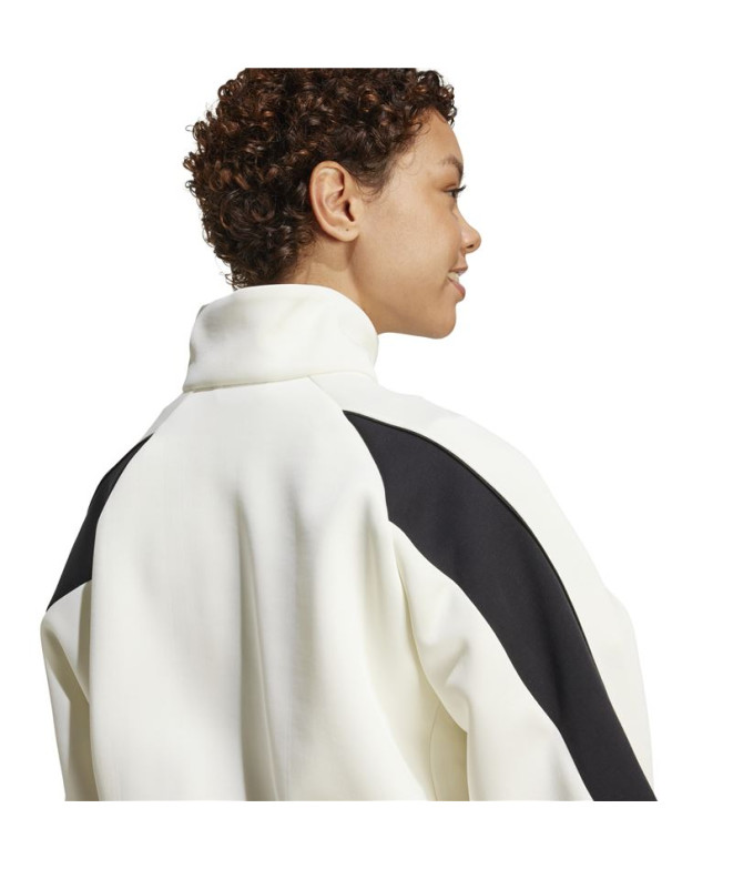 Sudadera adidas Stadium Tt Mujer Beige