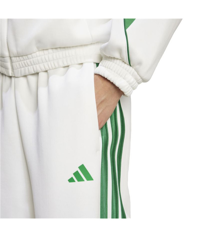 Calça adidas Stadium Tp Mulher Branco/Verde