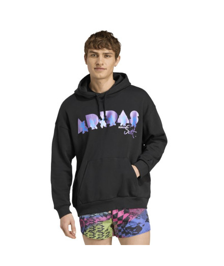 Sweat de Fitness adidas Js Hoody Homme Noir 2