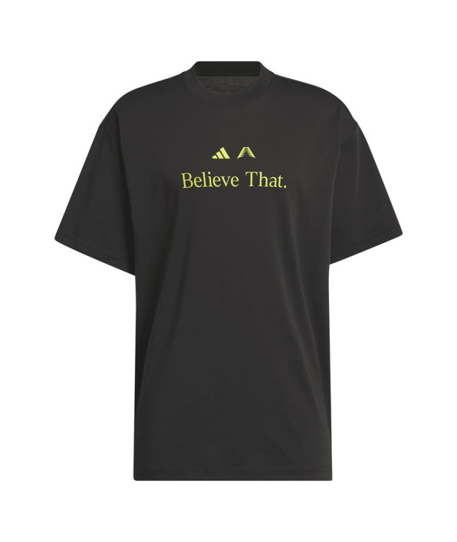 Camiseta de Baloncesto adidas Anted Bt Tee Hombre Negro
