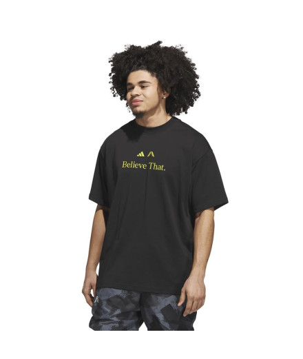 T-shirt de Basket-ball adidas Anted Bt Tee Homme Noir 2