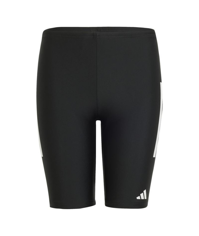 Jammer de Natation adidas 3 Bandes Bld Jam Enfant Noir/Blanc
