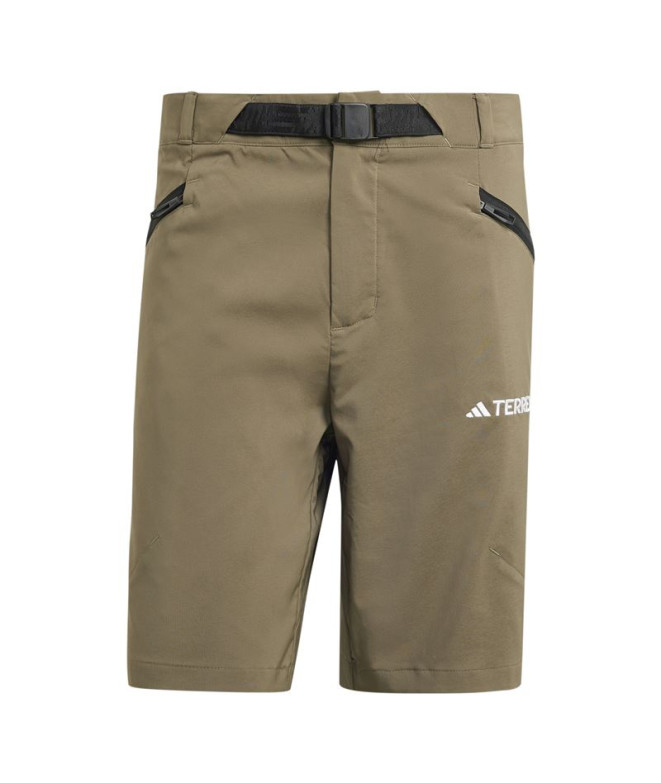 Pantalones de Montaña adidas Xpr Md Short Hombre Verde Oscuro