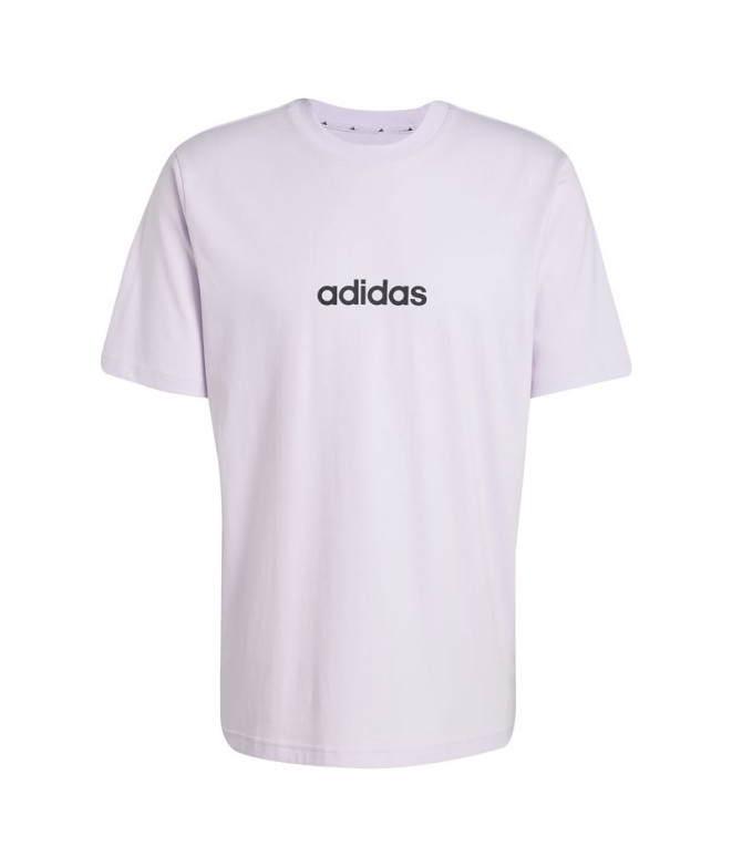 Camiseta adidas Lin Sj Hombre Lila/Negro
