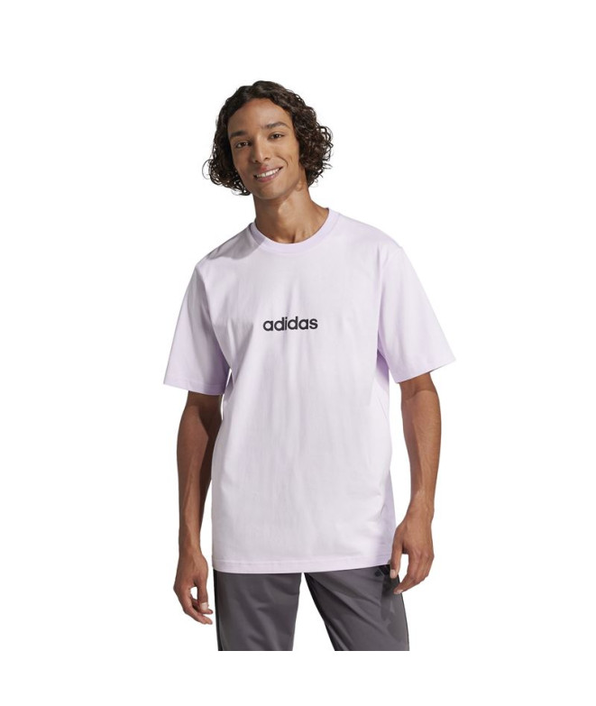 T-shirt adidas Lin Sj Homme Lila/Noir