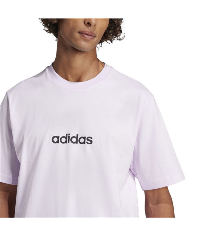 T-shirt adidas Lin Sj Homme Lila/Noir