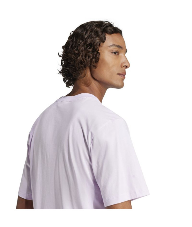 T-shirt adidas Lin Sj Homme Lila/Noir