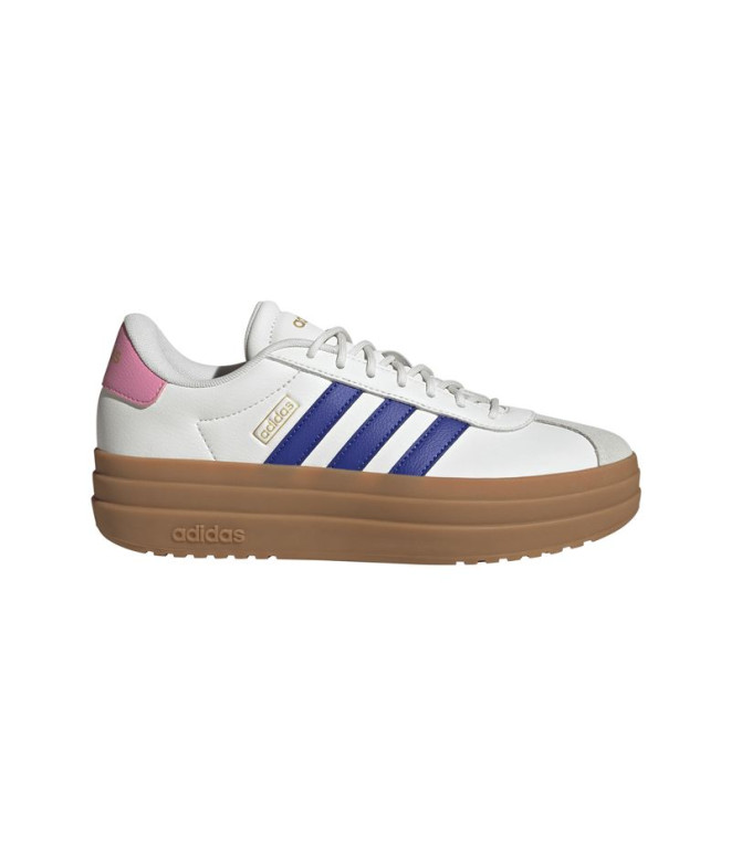 Chaussures adidas VL Court Bold Femme Blanc noyau / Bleu semi-transparent / Rose bonheur
