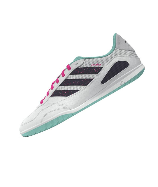 Botas de Fútbol adidas Super Sala III Blanco nube / Negro aurora / Agua flas