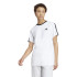 Camiseta adidas 3 Bandas Bf Mulher Branco