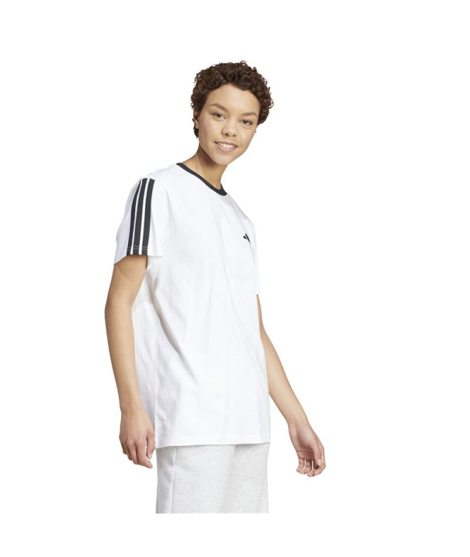 Camiseta adidas 3 Bandas Bf Mulher Branco