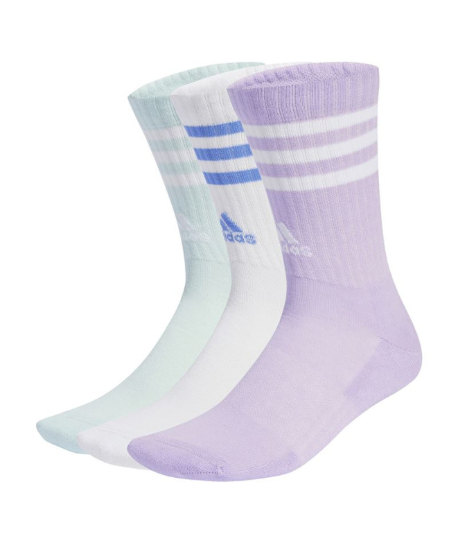 Calcetines adidas 3 Bandas C Spw Crw Infantil Cirpol / Blanco / Menhal