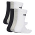 Chaussettes adidas C Newlogocrw 6P Enfant Blanc / Brgrin / Noir