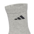 Chaussettes adidas C Newlogocrw 6P Enfant Blanc / Brgrin / Noir