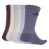 Meias adidas C Newlogocrw 6P Infantil Rubaur / Vioado / Cirpol / Brgrcl