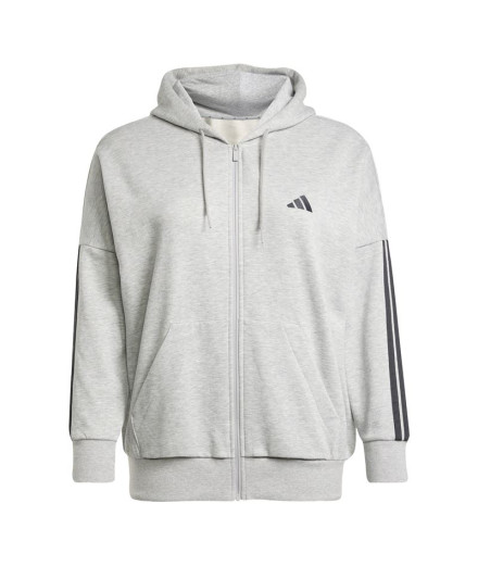 Survêtement adidas 3 Bandes Fl Fz Inc Femme Brgrin / Noir Survêtement adidas 3 Bandes Fl Fz Inc Femme Brgrin / Noir