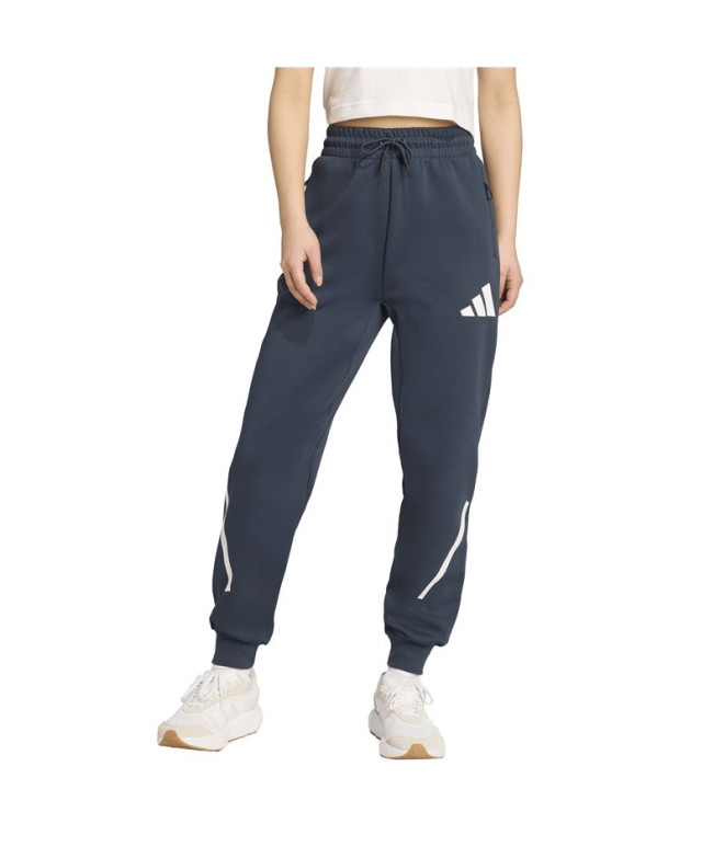 Pantalon adidas Z.N.E. Femme Bleu Marine