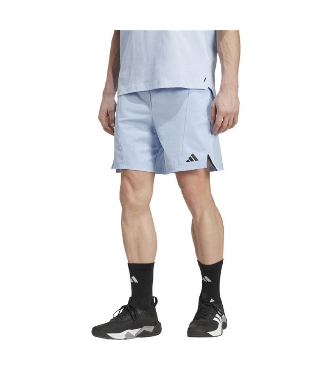 Pantalon de Fitness adidas D4T Short Homme Bleu