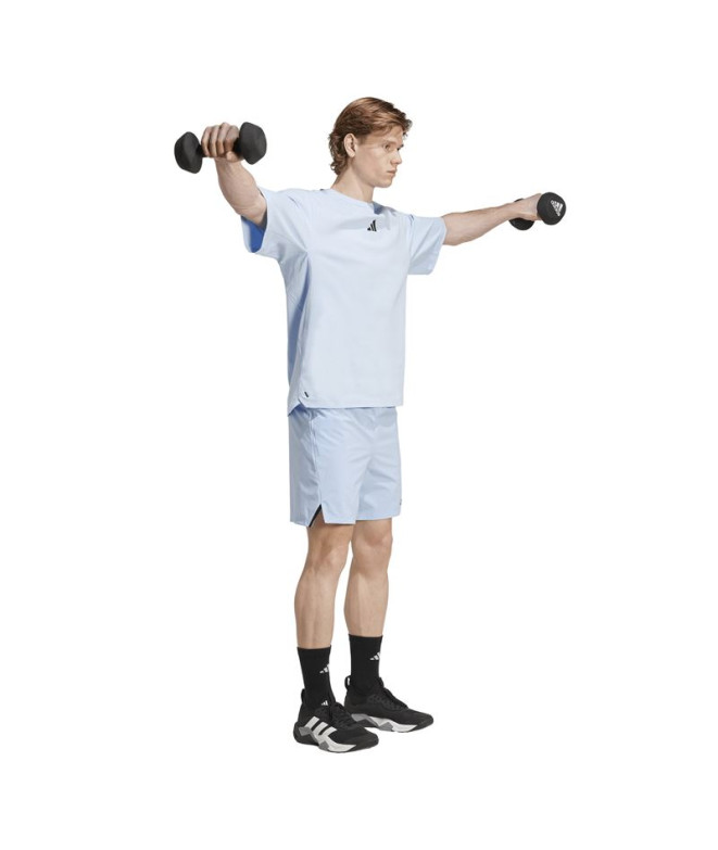 Calça de Fitness adidas D4T Short Homem Azul