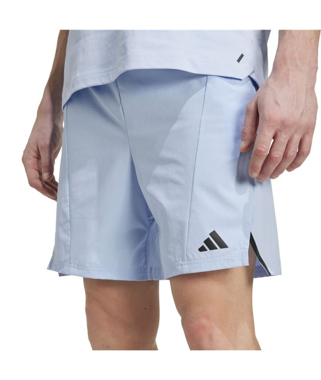 Pantalon de Fitness adidas D4T Short Homme Bleu