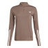 Sudadera de Fitness adidas Hyglm 1/4Zip Mujer Marrón