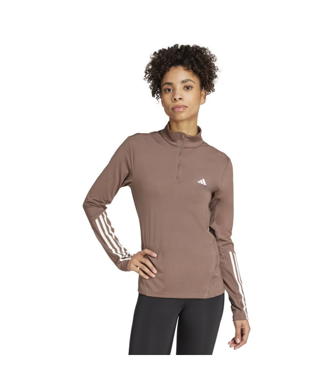 Moletom de Fitness adidas Hyglm 1/4Zip Mulher...
