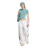 Camiseta adidas 3 Bandas Sj Baby Mujer Azcepo / Blanco