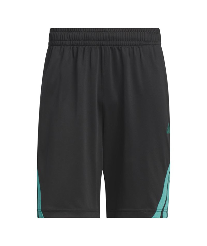 Pantalón de Baloncesto adidas 3-Stripes Short Hombre Negro / Azcepu