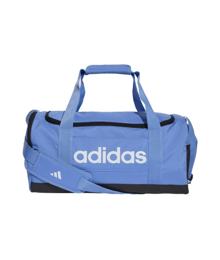 Bolsa adidas Linear Duffel S Fusazu / Negro / Blanco