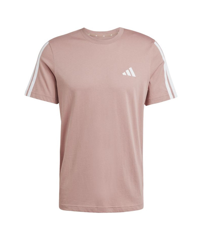 Camiseta adidas 3 Bandas Sj Homem Marrom