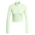 Sudadera de Fitness adidas Hyg Rib Track Mujer Verde