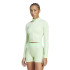 Sudadera de Fitness adidas Hyg Rib Track Mujer Verde