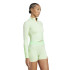 Sudadera de Fitness adidas Hyg Rib Track Mujer Verde