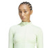Sudadera de Fitness adidas Hyg Rib Track Mujer Verde