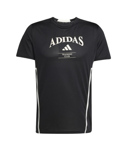 Camiseta de Fitness adidas D4T Heritage Tee Hombre Negro