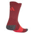 Chaussettes de Running adidas Runxboost Sock Grenat