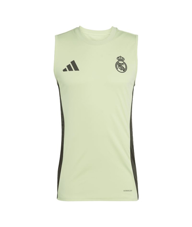 Camiseta Tirantes de Fútbol adidas Real Madrid SL Jsy Hombre Amarillo