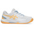 Sapatilhas de Pádel ASICS Gel-Dedicate 8 Padel Gs Infantil Branco/Laranja