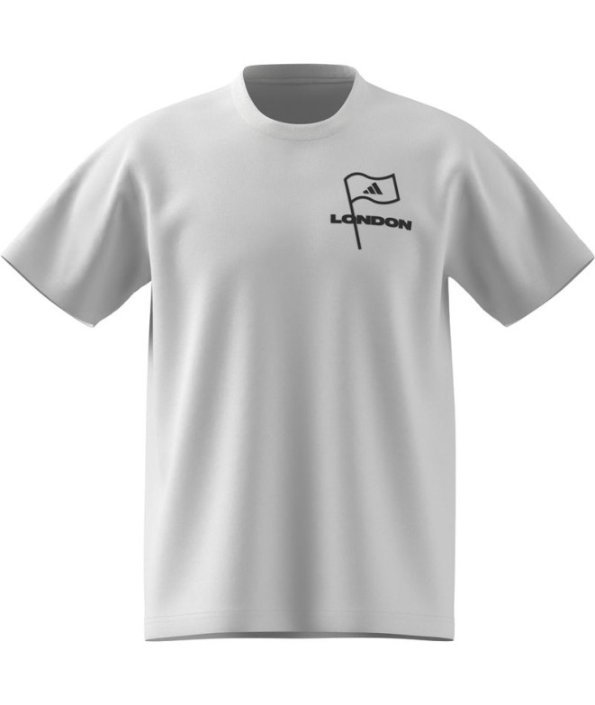 T-shirt adidas Carte de la ville de Londres Gris/Noir