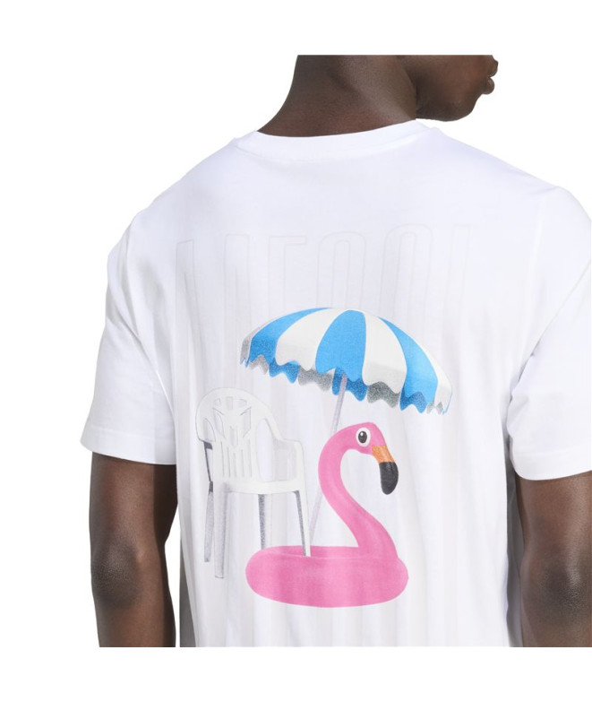 T-shirt de Football adidas Messi Icon Homme Blanc
