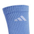 Meias adidas C Newlogocrw 6P Infantil Azul Escuro / Azul / Verde / Vermelho