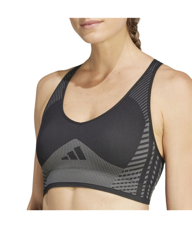 Sutiã esportivo de Fitness adidas Arknt Ls Bra...