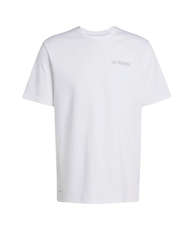 Camiseta de Montaña adidas Xpl Aerordy Hombre Blanco