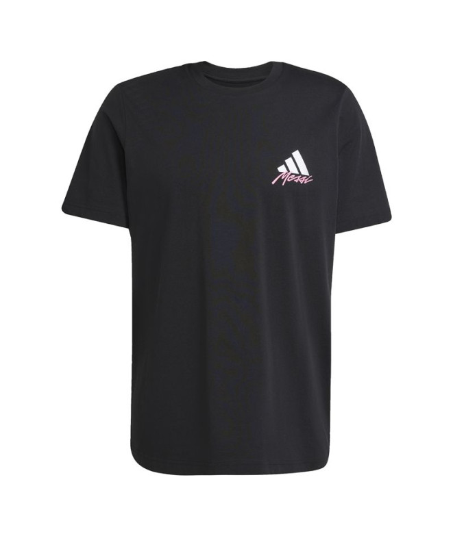 Camiseta de Fútbol adidas Messi Icon Hombre Negro