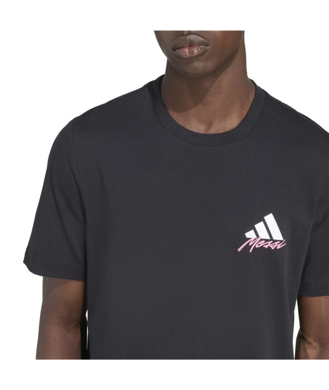 T-shirt de Football adidas Messi Icon Homme Noir