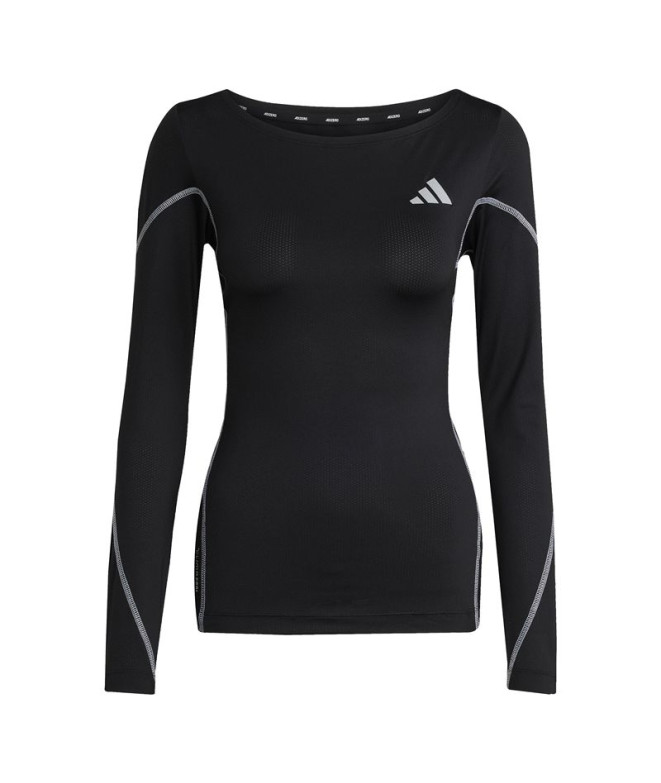 T-shirt de Running adidas Adizero P Ls Femme Noir