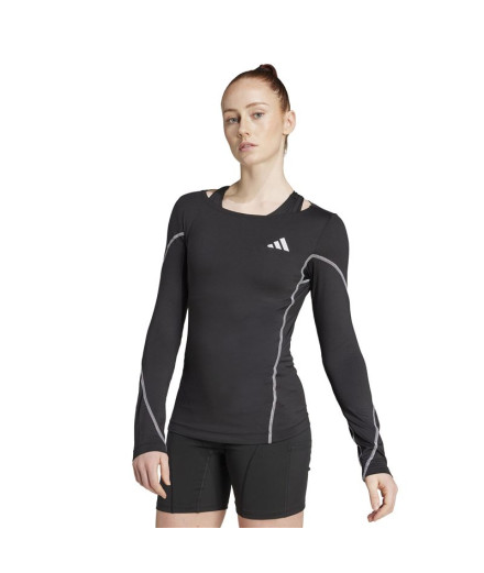 T-shirt de Running adidas Adizero P Ls Femme Noir 2